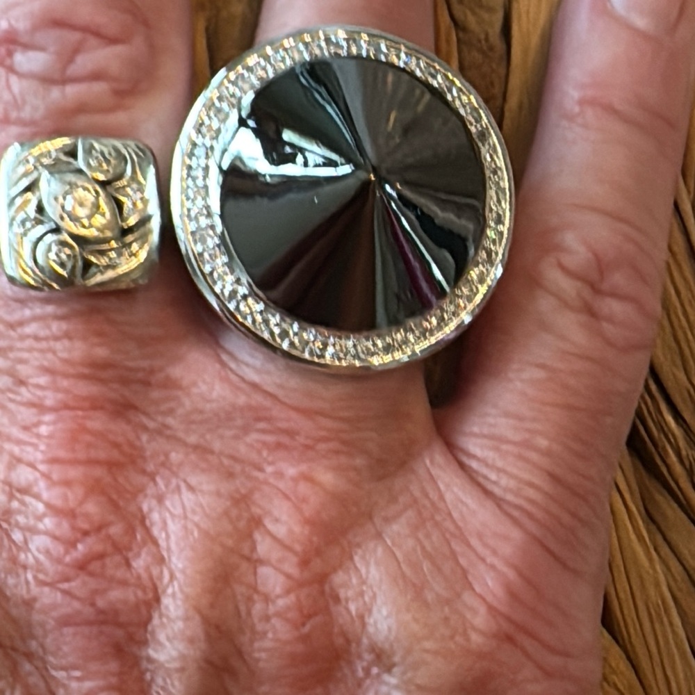 nOIr Cone pyramid ring new without tags - Picture 13 of 13